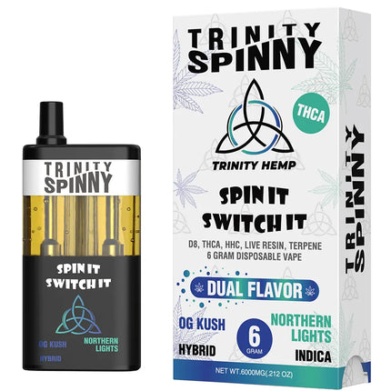 TRINITY SPINNY 6G THC-A D8 HHC DISPOSABLE DUAL FLAVOR