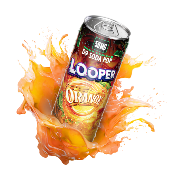 LOOPER HEMP DERIVED D9 50MG SODA POP (4CT / PACK)