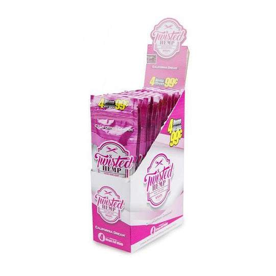 TWISTED HEMP WRAPS 4CT/PACK (15CT DISPLAY)