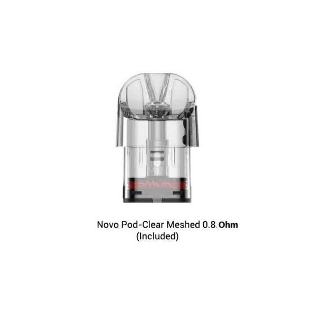 SMOK NOVO POD CLEAR MESHED 1.0OHM (3PC/PACK) Default Title 6936760840522