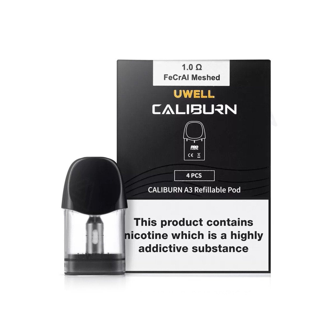 UWELL CALIBURN A3 REFILLABLE POD 0.8 OHM 4PCS/PACK