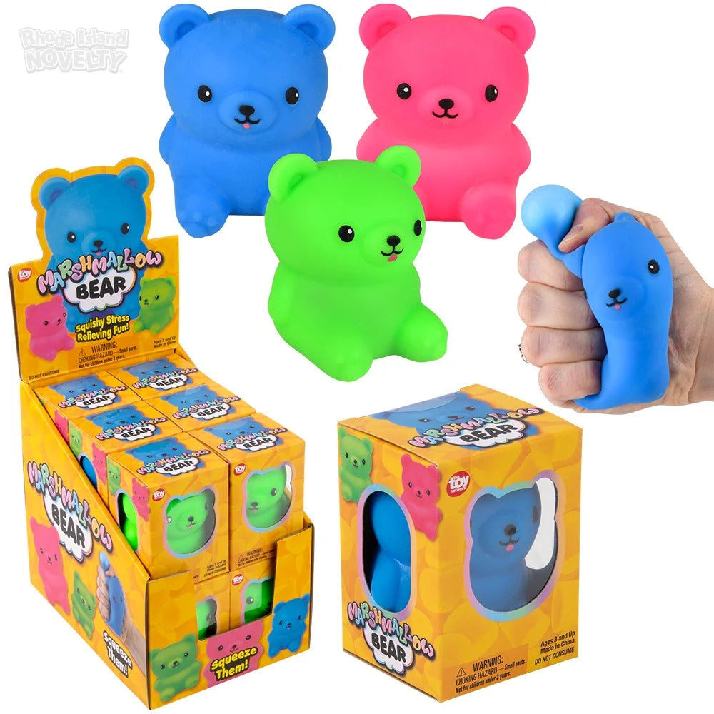 SMALL BEAR SQUISHY (12CT BOX)