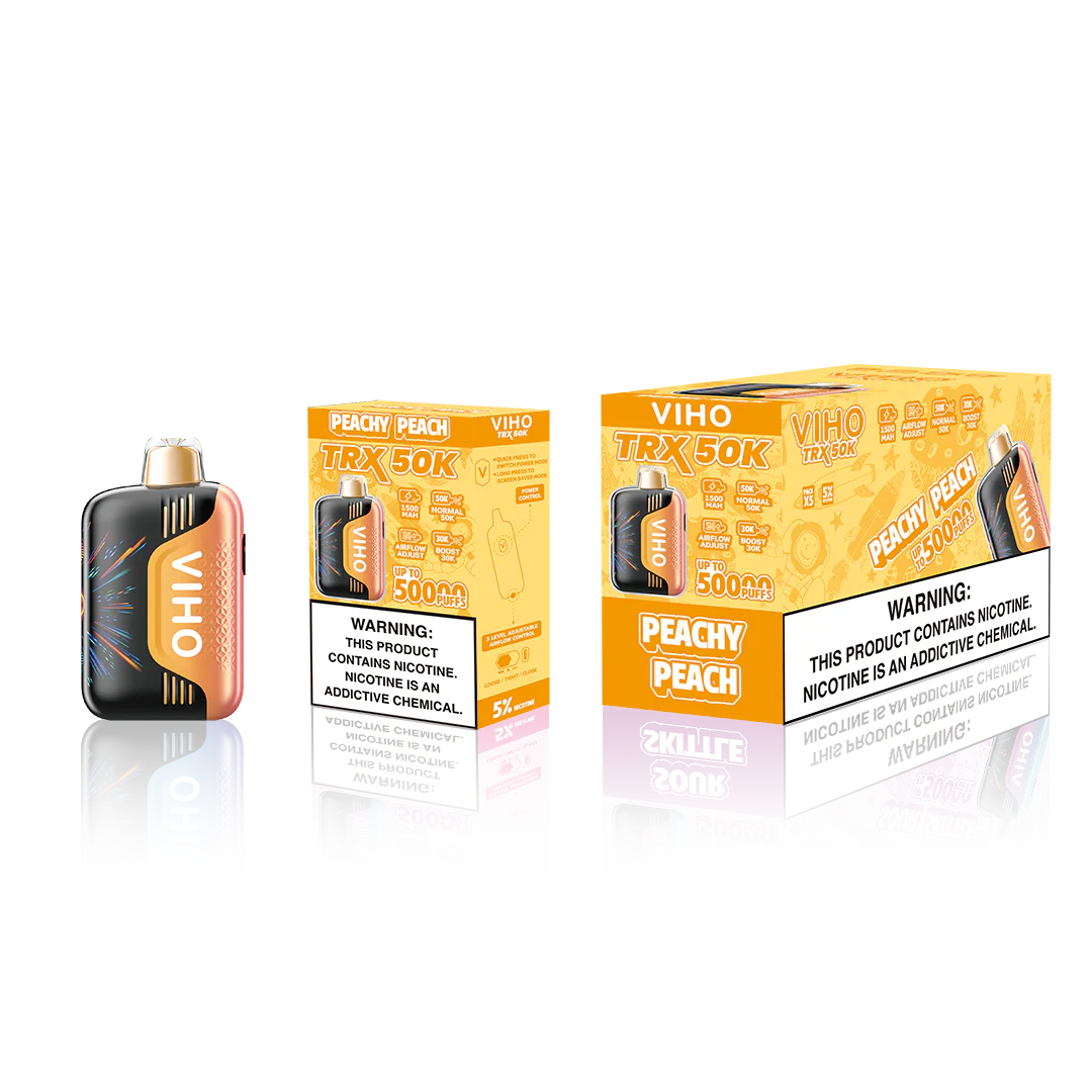 VIHO TRX 50K PUFFS 5% DISPOSABLE (5CT DISPLAY)