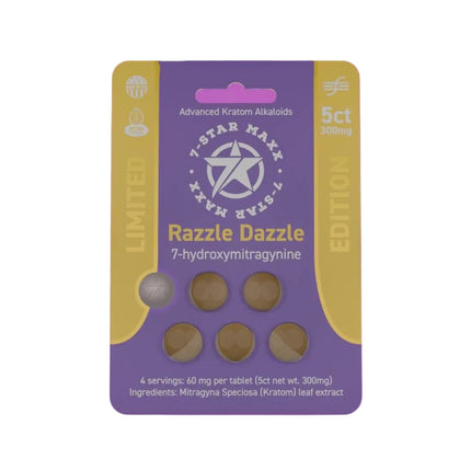 7-STAR MAXX 7-HYDROXY 60MG TABLET (5CT/PACK)