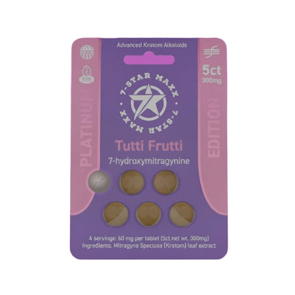 7-STAR MAXX 7-HYDROXY 60MG TABLET (5CT/PACK)