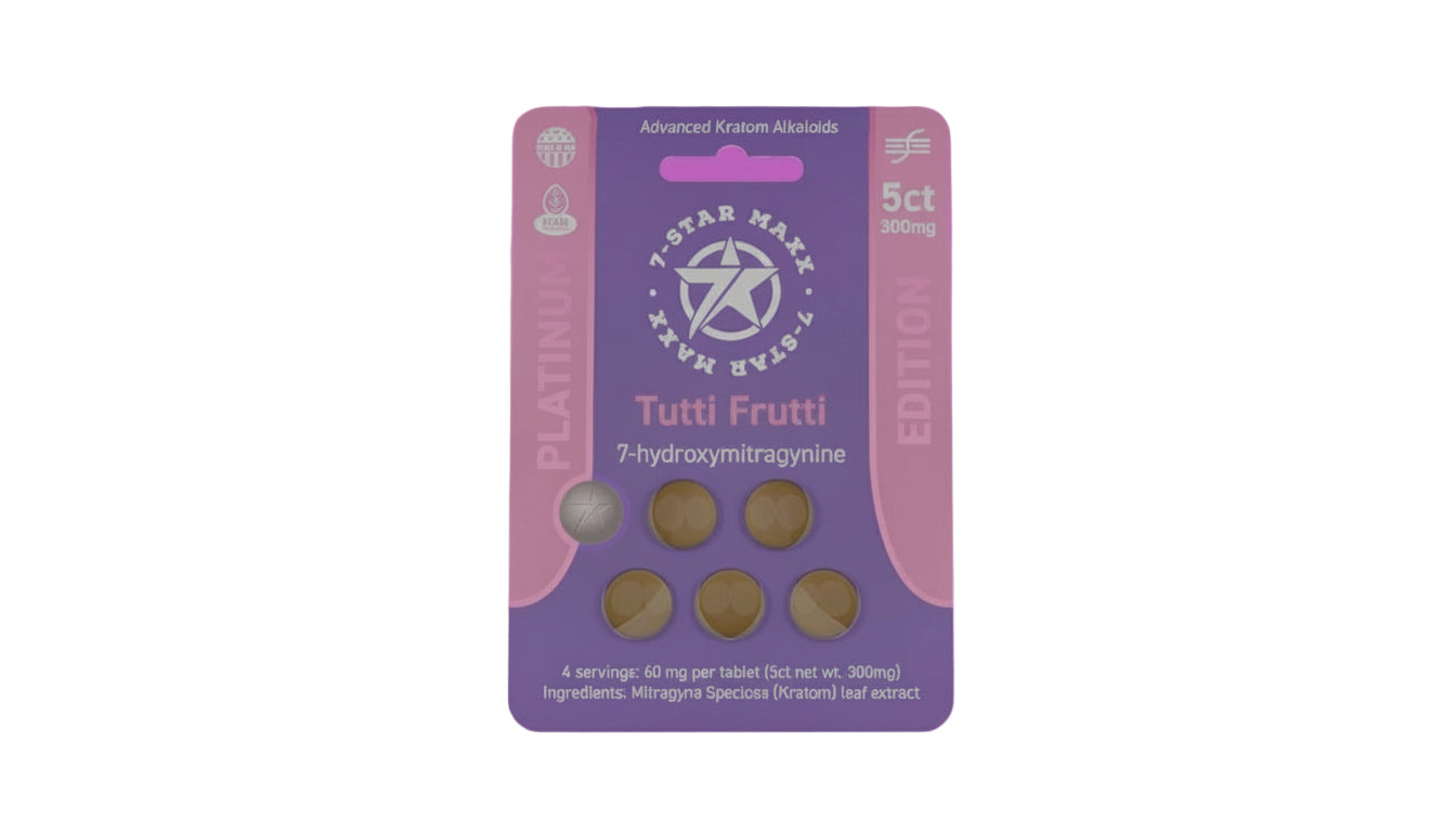 7-STAR MAXX 7-HYDROXY 60MG TABLET (5CT/PACK)