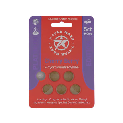 7-STAR MAXX 7-HYDROXY 60MG TABLET (5CT/PACK)