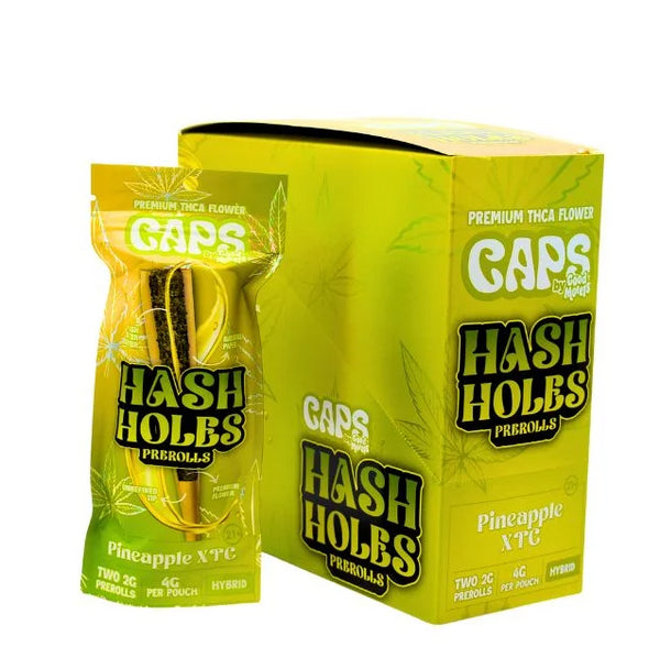 CAPS HASH HOLES THC-A PREROLLS (2 X 2G) PER PACK