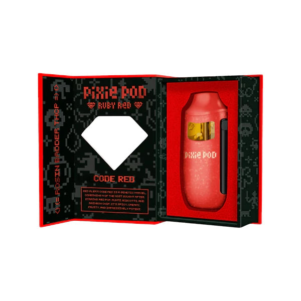 PIXIE POD 4G THC-P ROSIN BADDER DISPOSABLE VAPE (RED EDITION)