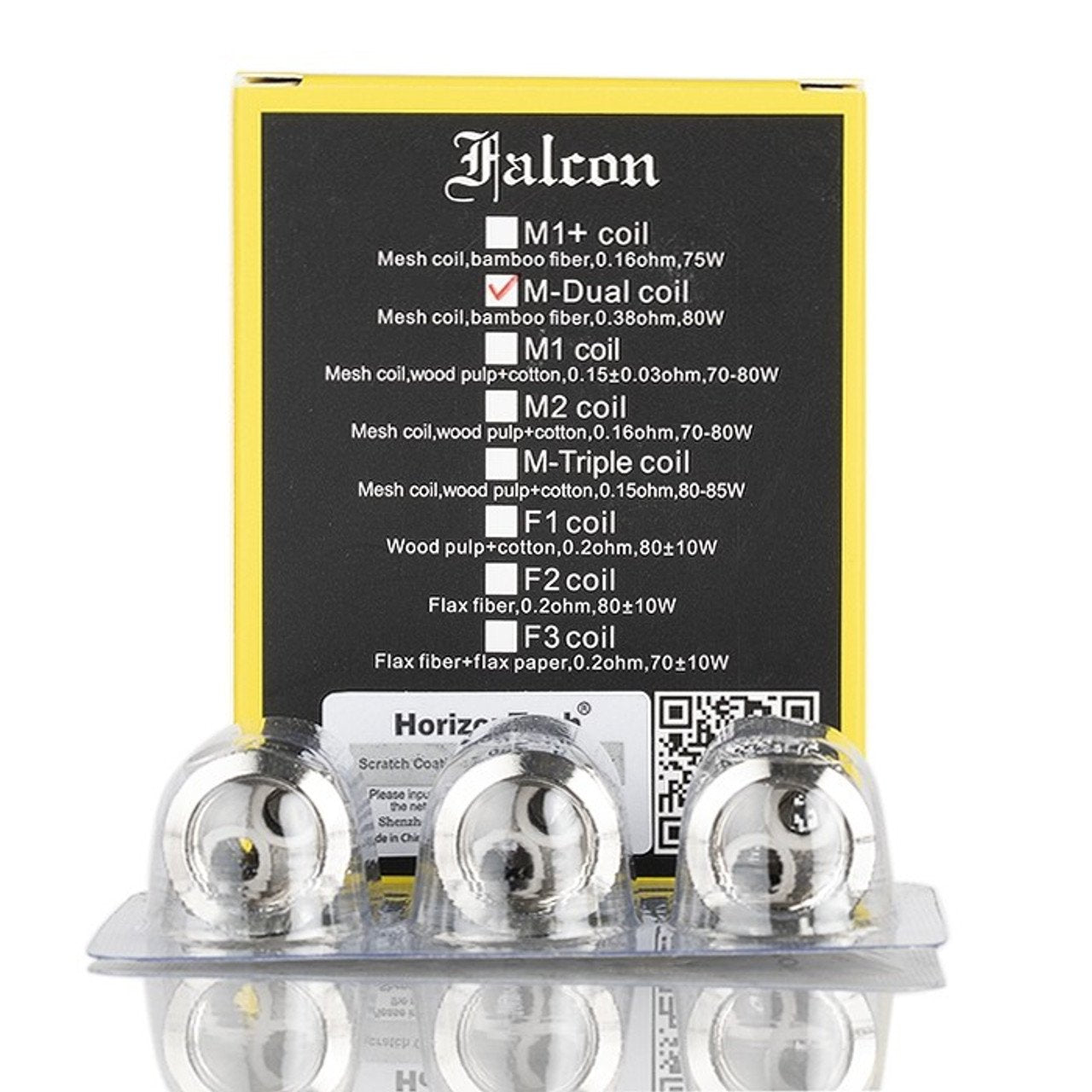 HORIZONTECH FALCON M DUAL COIL 3/PK