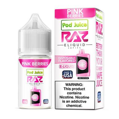 POD JUICE RAZ SALT NIC 30ML  Rising Wholesale Inc.