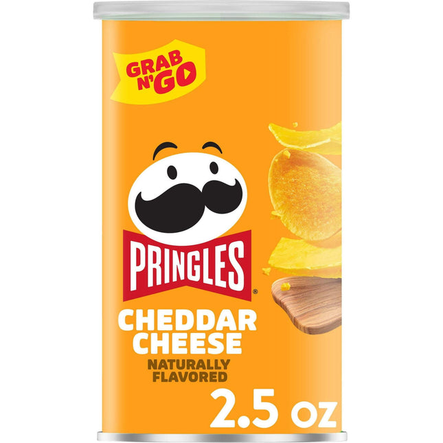 PRINGLES 2.5 OZ SAFE CAN CHEDDAR CHESSE 038000845260