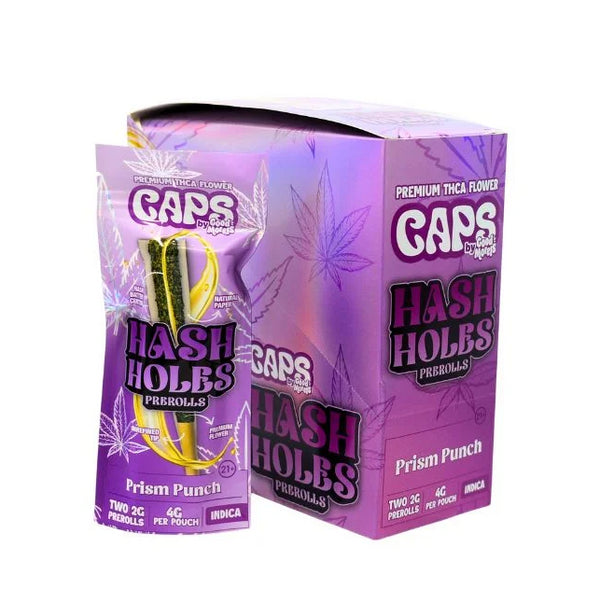CAPS HASH HOLES THC-A PREROLLS (2 X 2G) PER PACK