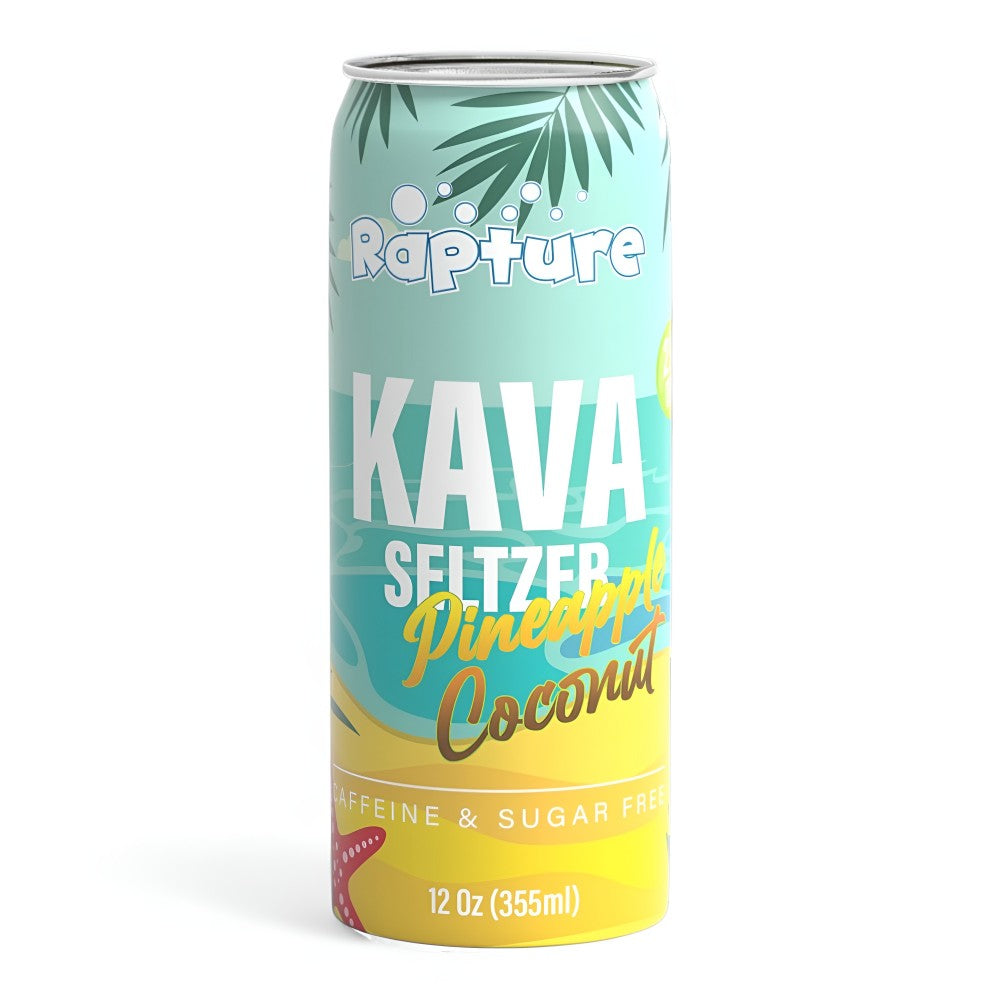RAPTURE KRATOM + KAVA SELTZER 100MG 12OZ DRINK (12CT/CASE)