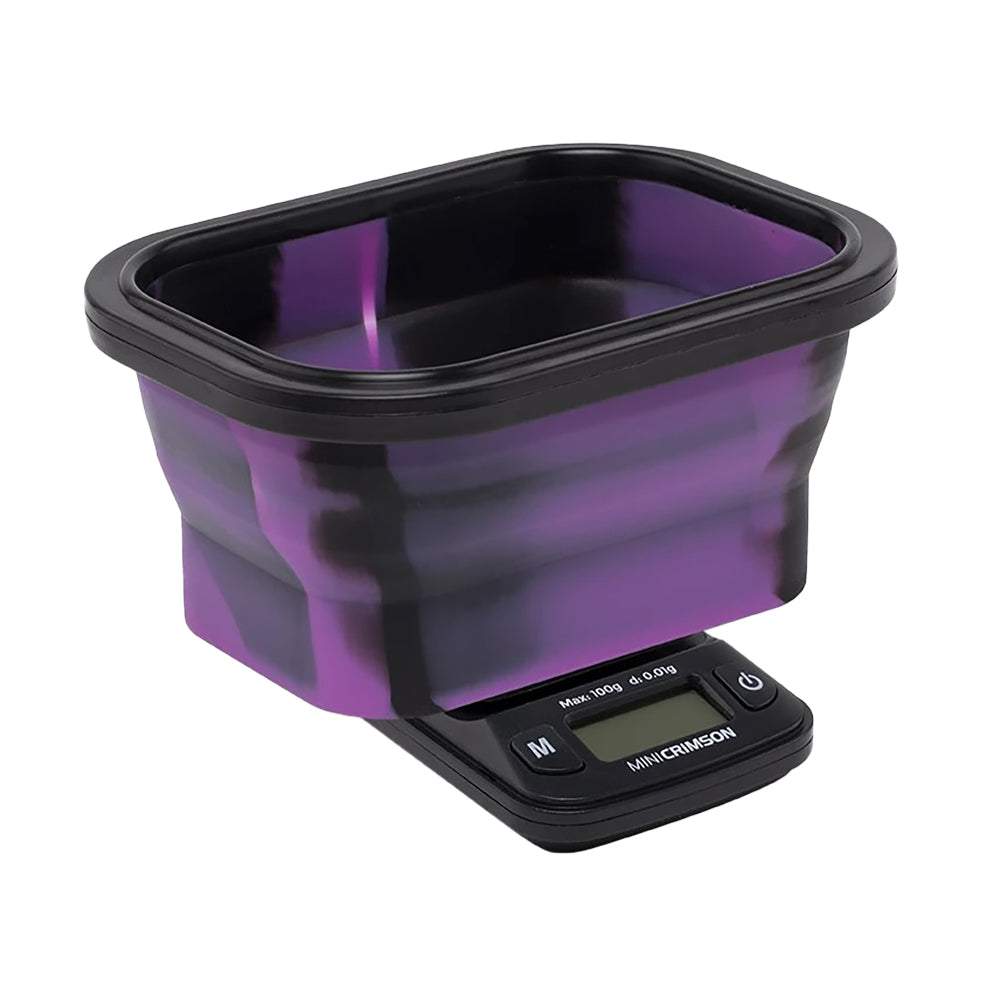 TRUWEIGH MINI CRIMSON SCALE COLLAPSIBLE BOWL 100G X 0.01G BLACK/PURPLE (SC-323) 810060871232