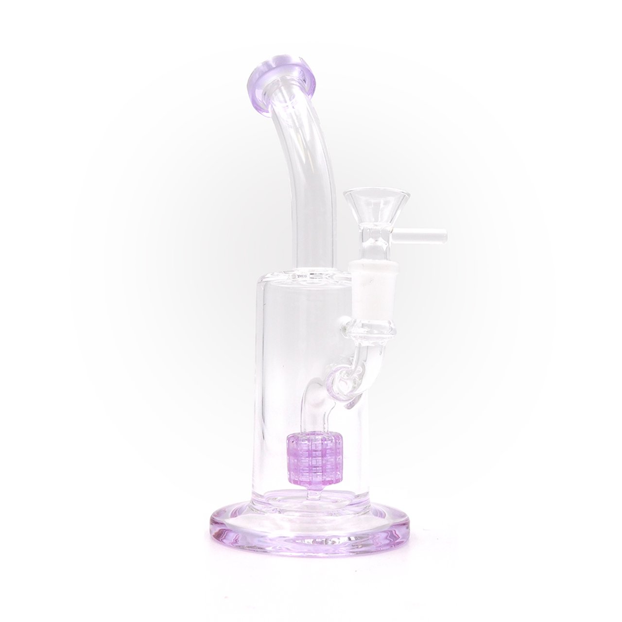 PURPLE percolator waterpipe 9"