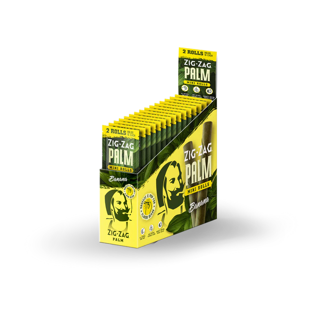 ZIG-ZAG MINI PALM ROLLS (2CT/PACK) HOLDS 1 GRAM EACH 15PACK/DISPLAY