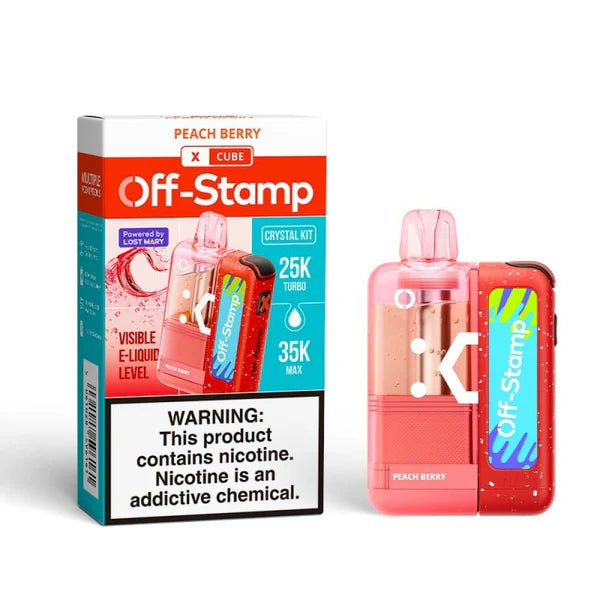 OFF STAMP X-CUBE CRYSTAL EDITION 35K POD (5CT DISPLAY) | BANGIN' STRAWBERRY