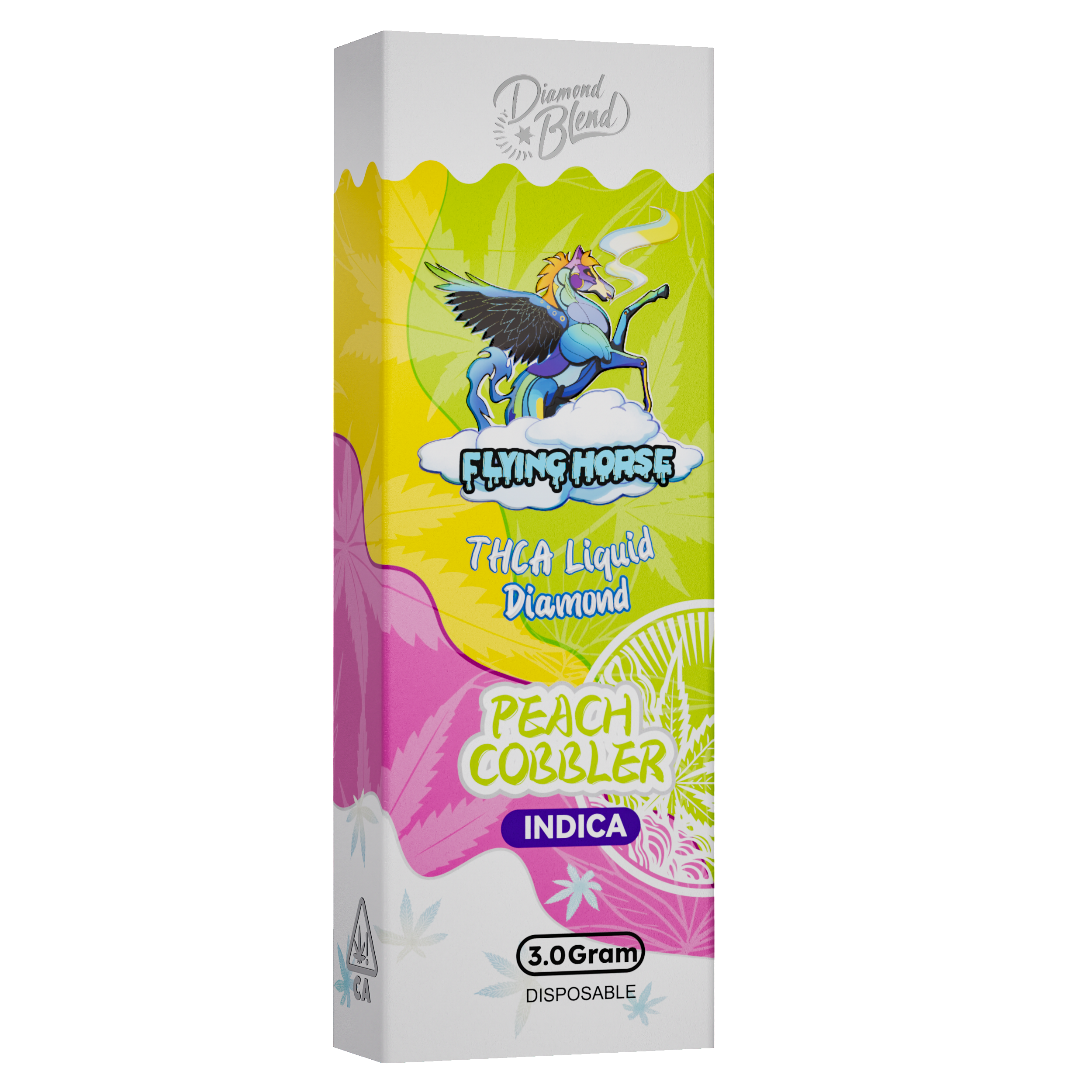 FLYING HORSE DIAMOND BLEND THCA LIQUID DIAMOND 3 GRAM DISPOSABLE