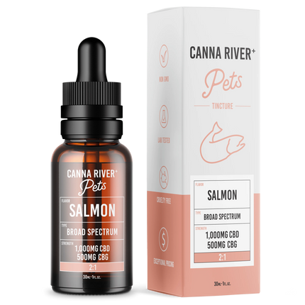 CANNA RIVER CBD PETS TINCTURE BROAD SPECTRUM 1500MG BOTTLE