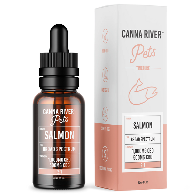 CANNA RIVER CBD PETS TINCTURE BROAD SPECTRUM 1500MG BOTTLE