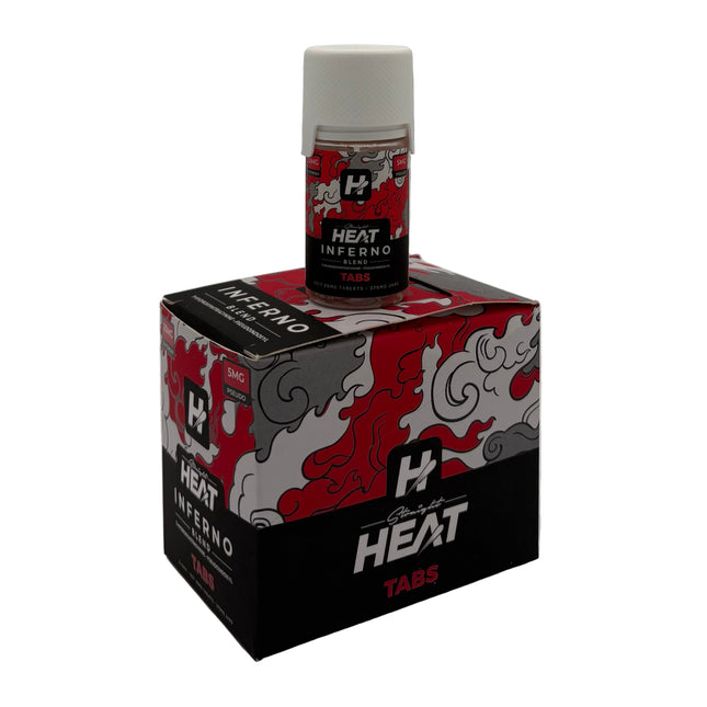 STRAIGHT HEAT INFERNO BLEND (7-HYDROXY + PESUDO) 25MG TABLET (15CT JAR)