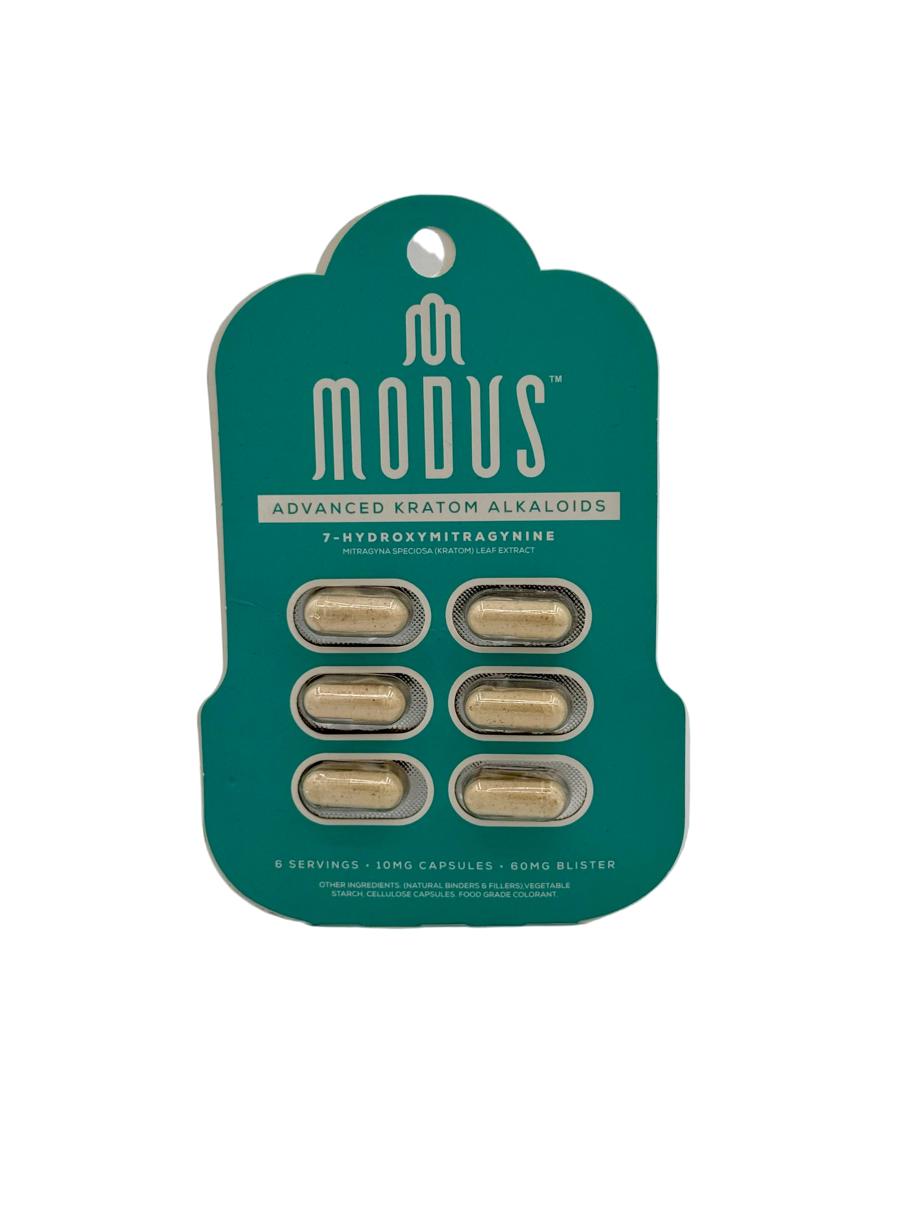 MODUS 7-HYDROXYMITRAGYNINE 60MG CAPSULES (6CT x 10MG)