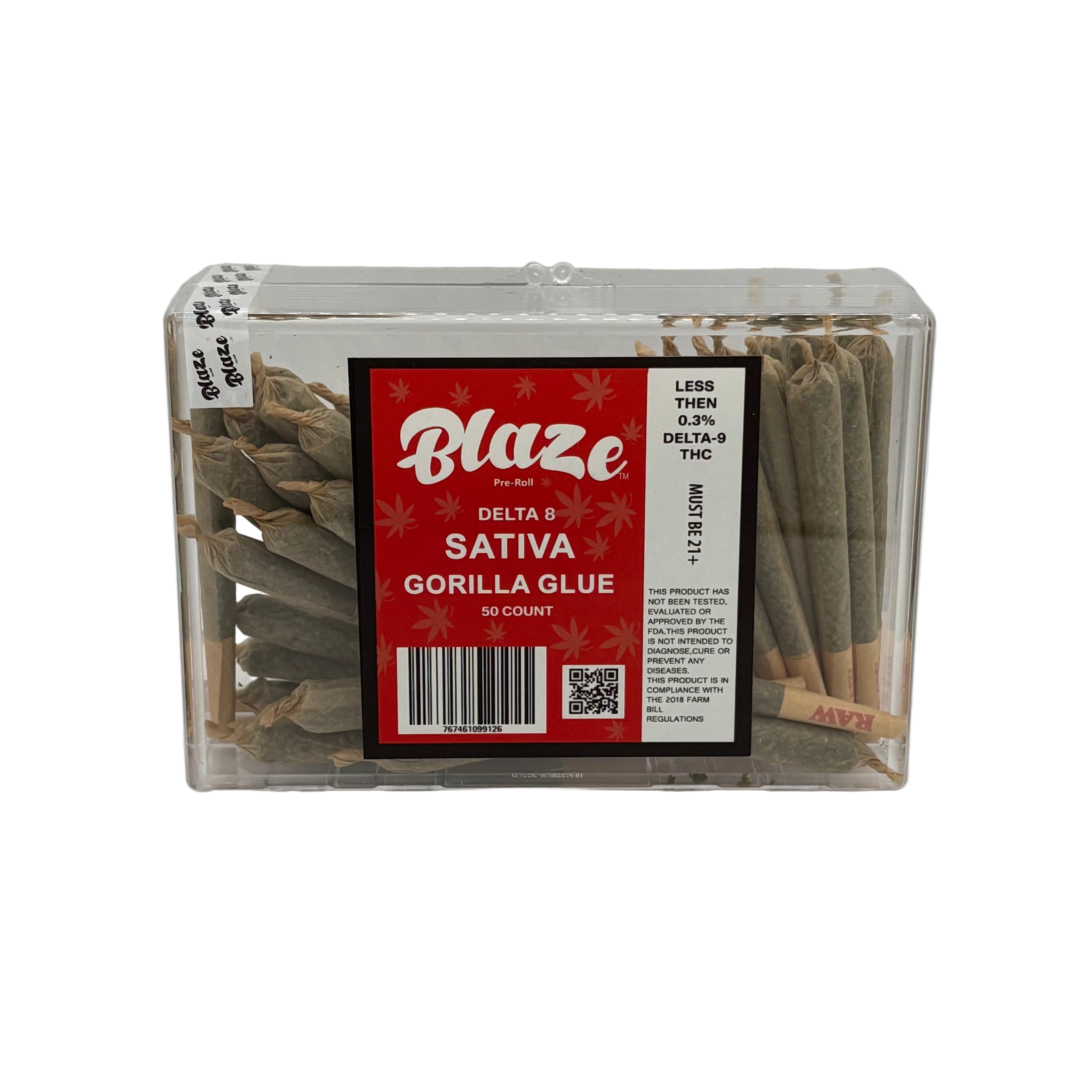 BLAZE DELTA-8 50CT PRE ROLLS