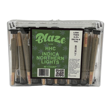 BLAZE HHC TUBED PRE ROLLS (40CT/BOX)