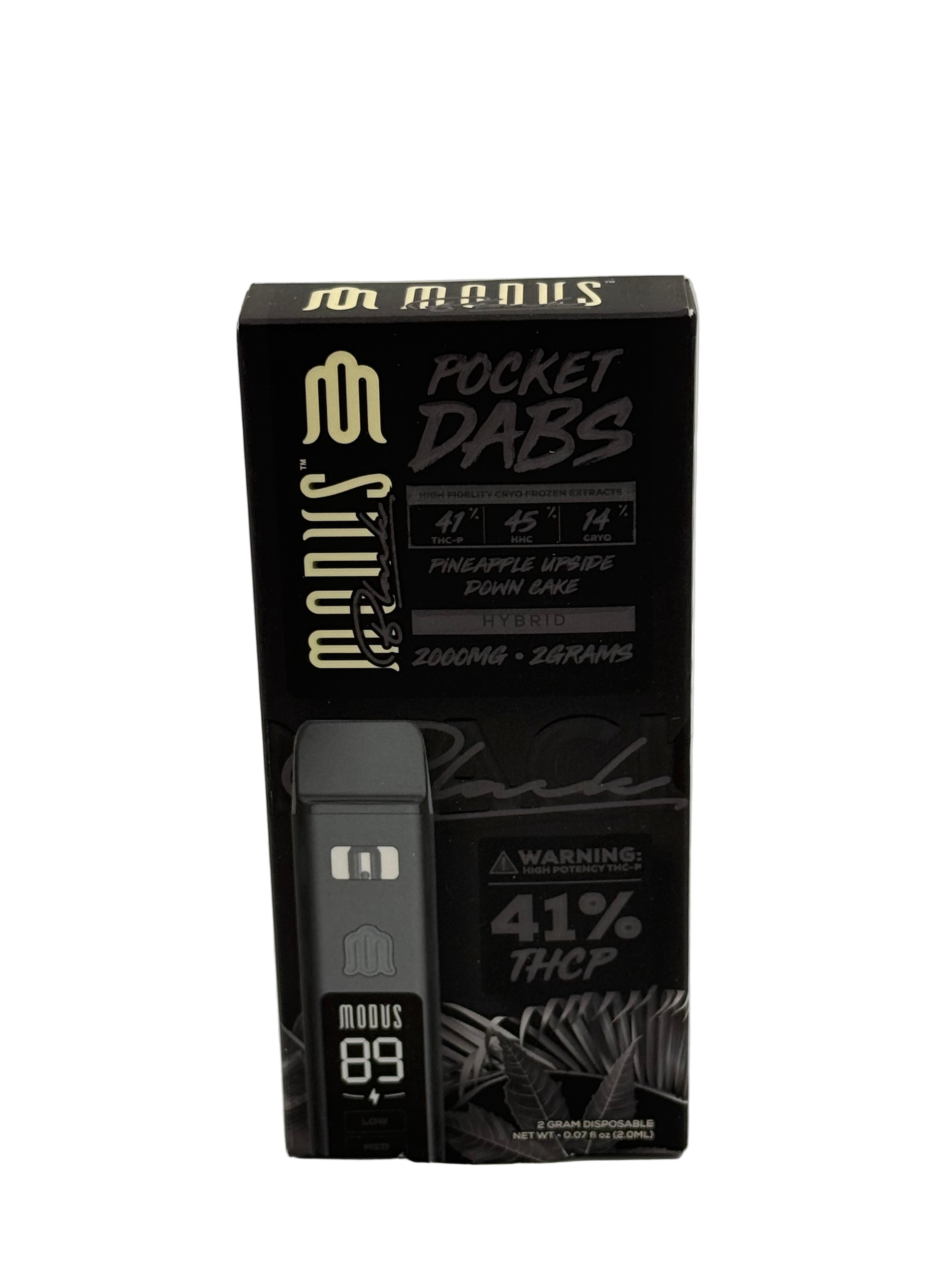 MODUS BLACK POCKET DABS 2 GRAM THC-P DISPOSABLE