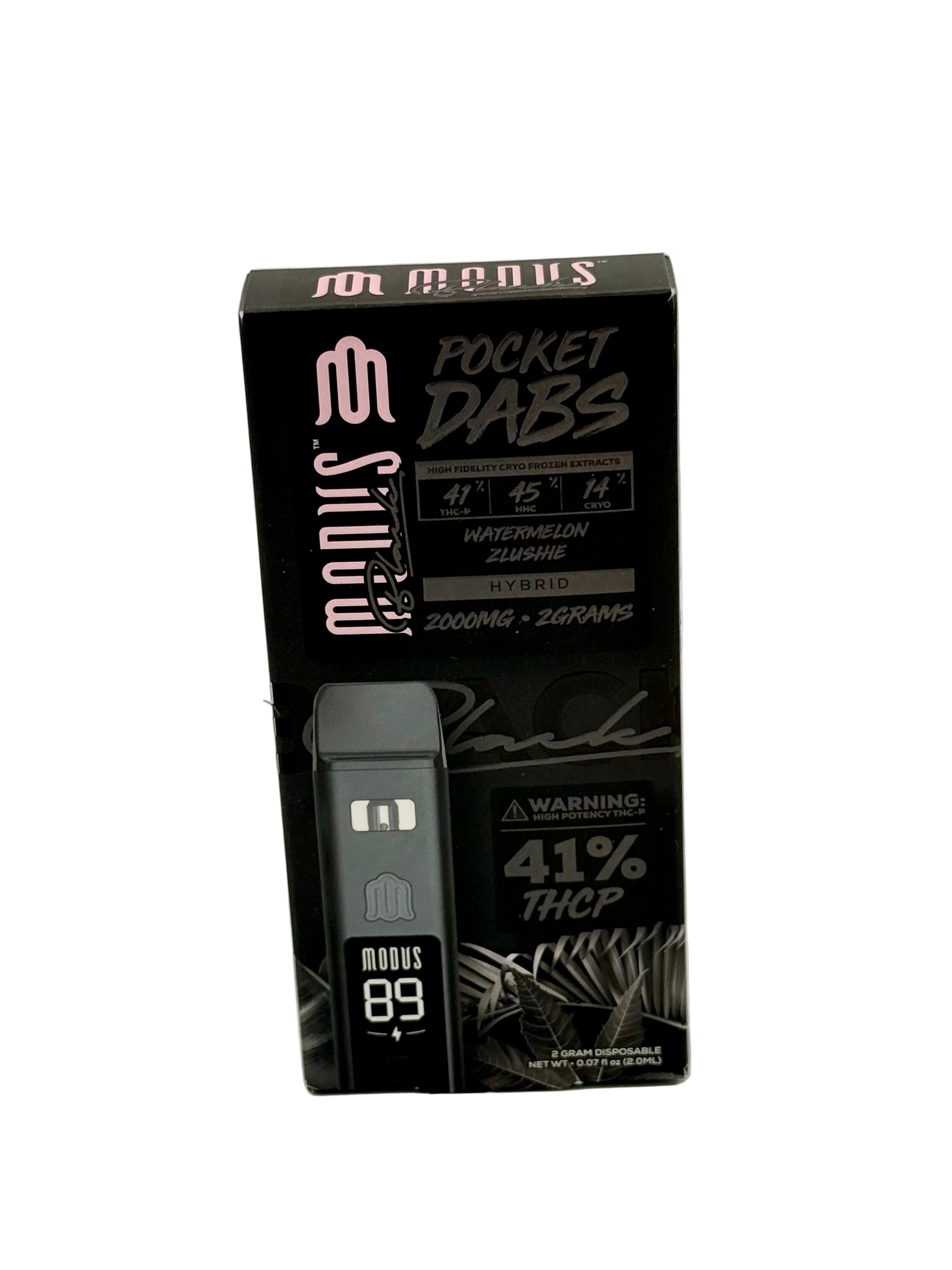 MODUS BLACK POCKET DABS 2 GRAM THC-P DISPOSABLE