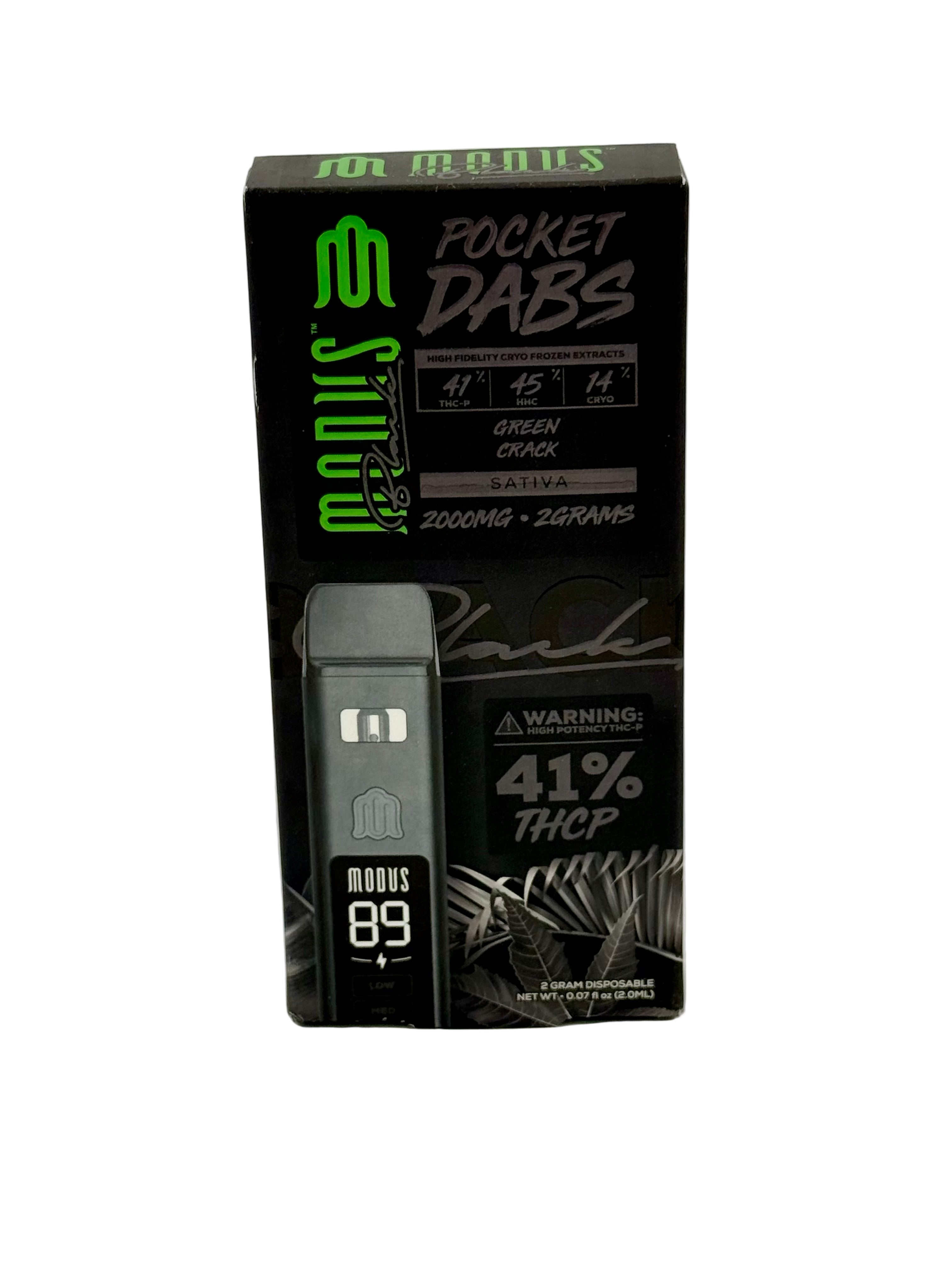MODUS BLACK POCKET DABS 2 GRAM THC-P DISPOSABLE