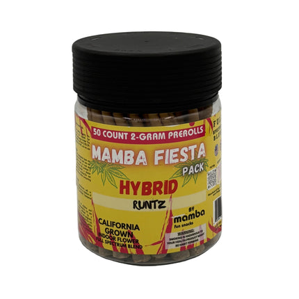 MAMBA FIESTA PACK FULL SPECTRUM BLEND 2 GRAM PRE ROLL JAR (50CT/JAR)