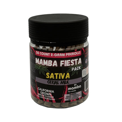 MAMBA FIESTA PACK FULL SPECTRUM BLEND 2 GRAM PRE ROLL JAR (50CT/JAR)