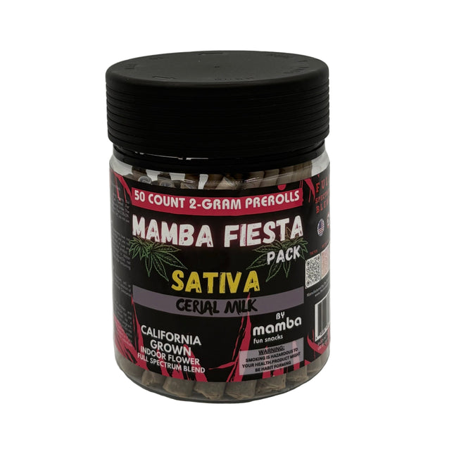 MAMBA FIESTA PACK FULL SPECTRUM BLEND 2 GRAM PRE ROLL JAR (50CT/JAR)
