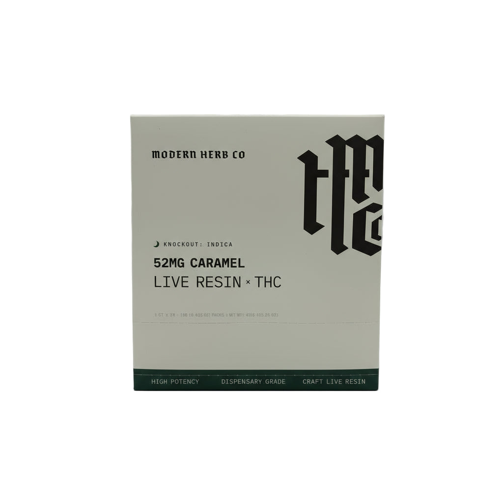MODERN HERB CO LIVE RESIN D9 CARAMEL BOX (24ct x 52mg)