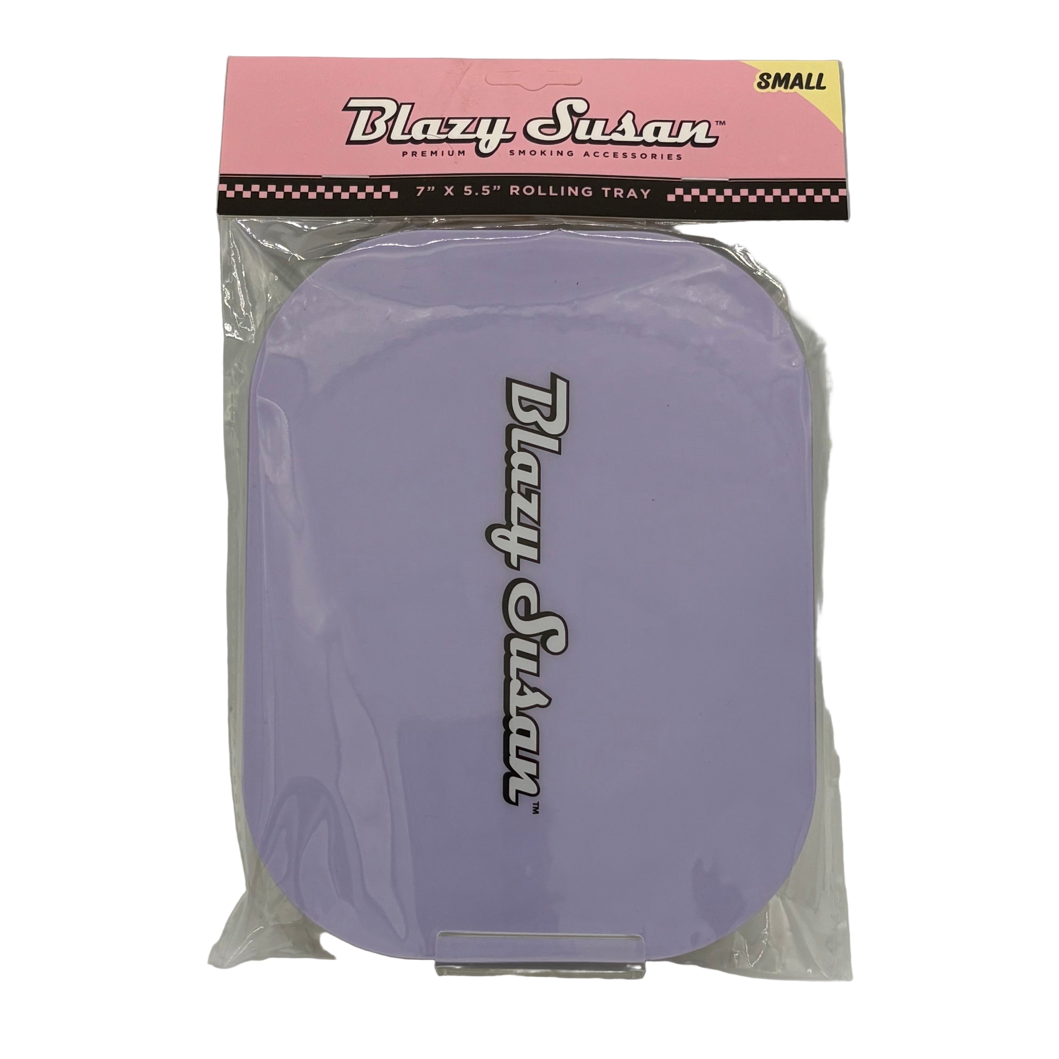BLAZY SUSAN SMALL ROLLING TRAY WITH LID