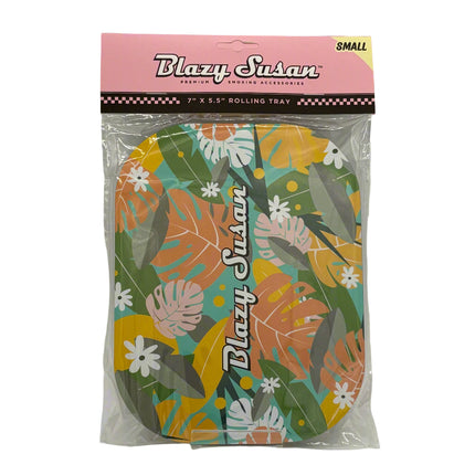 BLAZY SUSAN SMALL ROLLING TRAY WITH LID