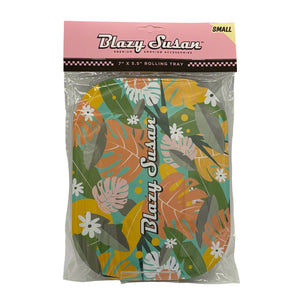 BLAZY SUSAN SMALL ROLLING TRAY WITH LID
