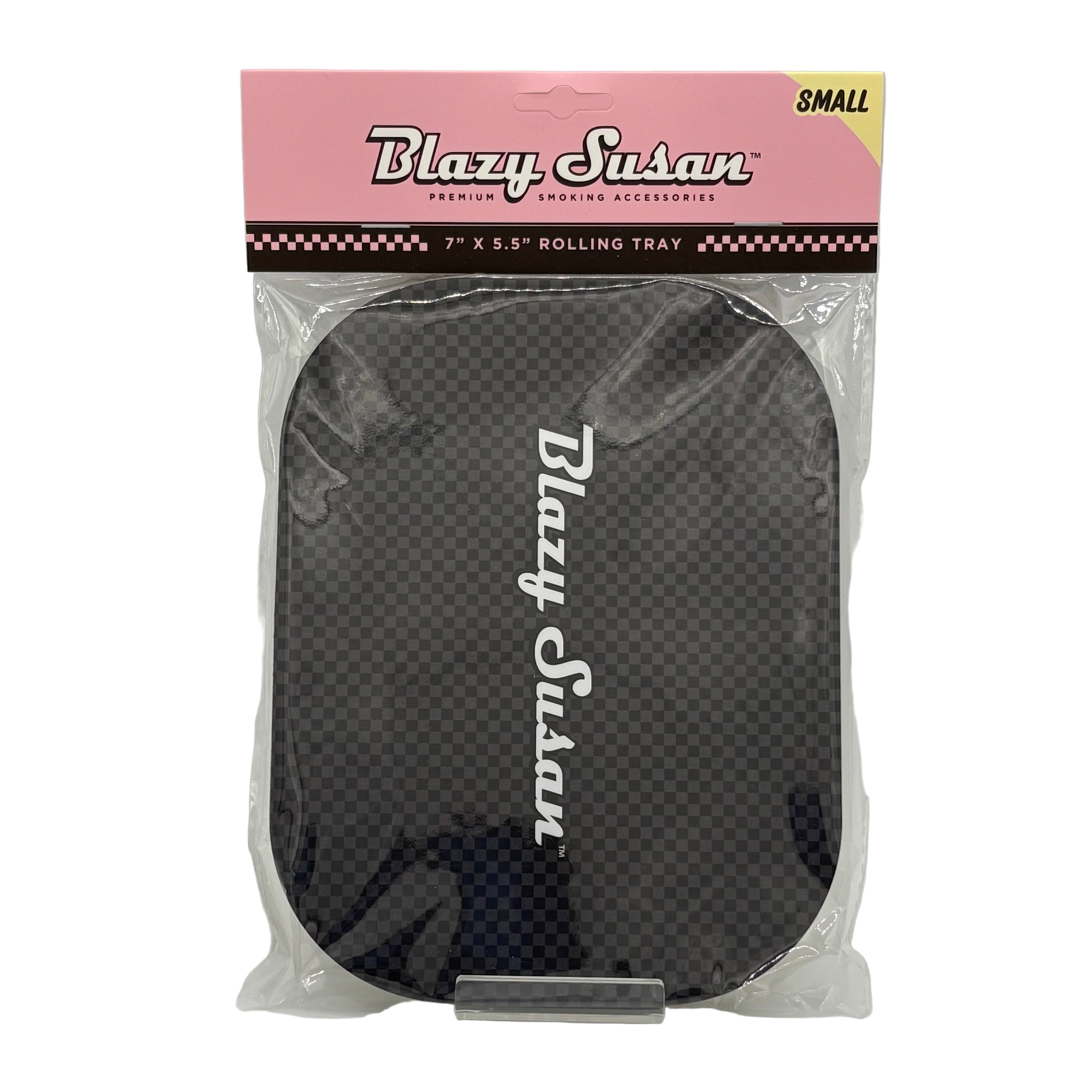 BLAZY SUSAN SMALL ROLLING TRAY WITH LID