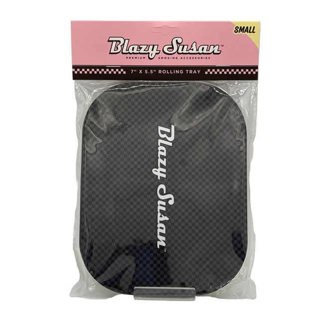 BLAZY SUSAN SMALL ROLLING TRAY WITH LID