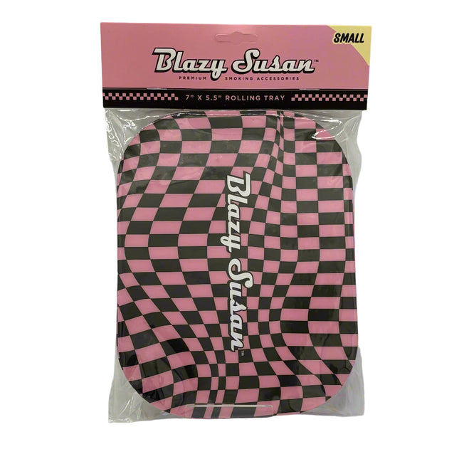 BLAZY SUSAN SMALL ROLLING TRAY WITH LID