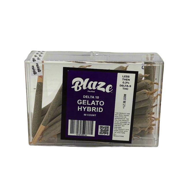BLAZE DELTA 10 PRE ROLLS (50CT/BOX)