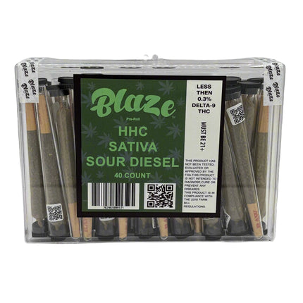BLAZE HHC TUBED PRE ROLLS (40CT/BOX)