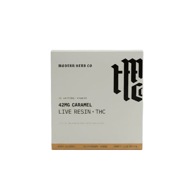 MODERN HERB CO LIVE RESIN D9 CARAMEL BOX (24ct x 52mg)