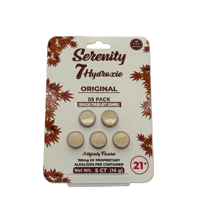 SERENITY 7-HYDROXIE 30MG CHEWABLE TABLETS (5CT/PACK)