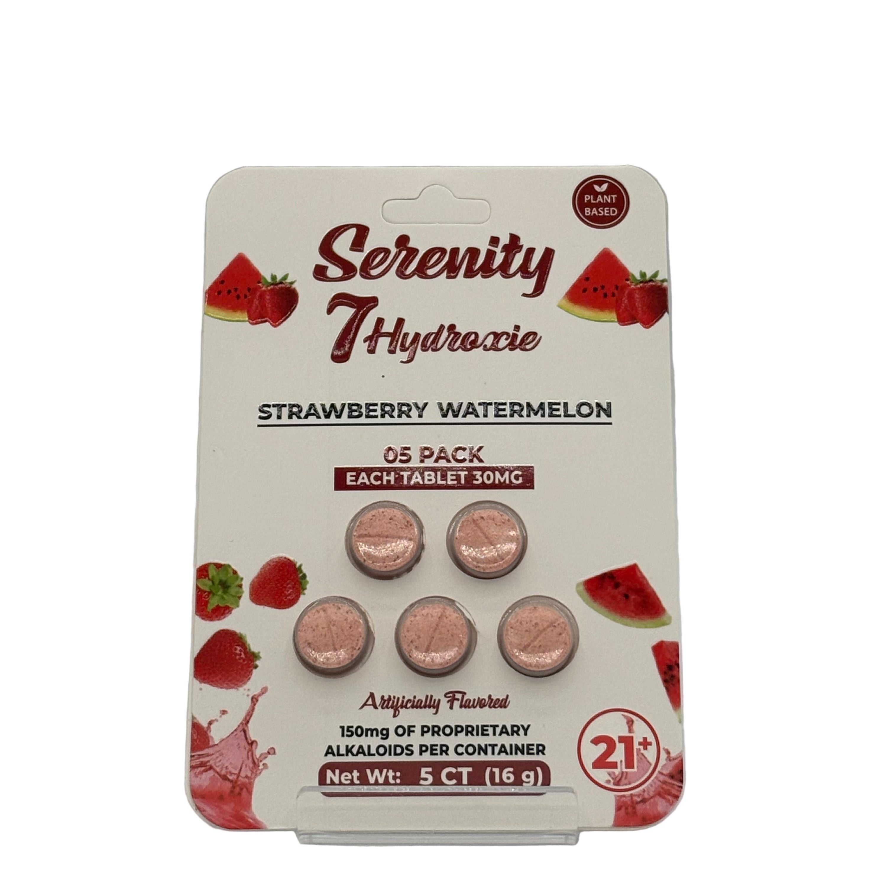 SERENITY 7-HYDROXIE 30MG CHEWABLE TABLETS (5CT/PACK)