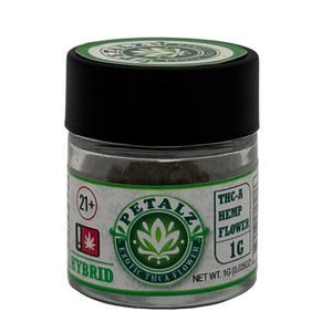 PETALZ EXOTIC THCA FLOWER 1G JAR