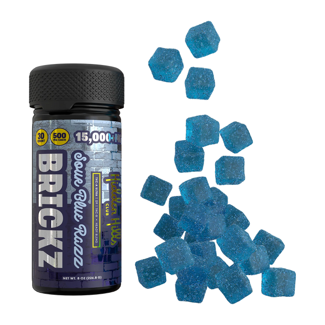 HIDDEN HILLS HEADY BLEND (THCA ULTRA + D9 + THC-B) 15,000MG GUMMY JAR