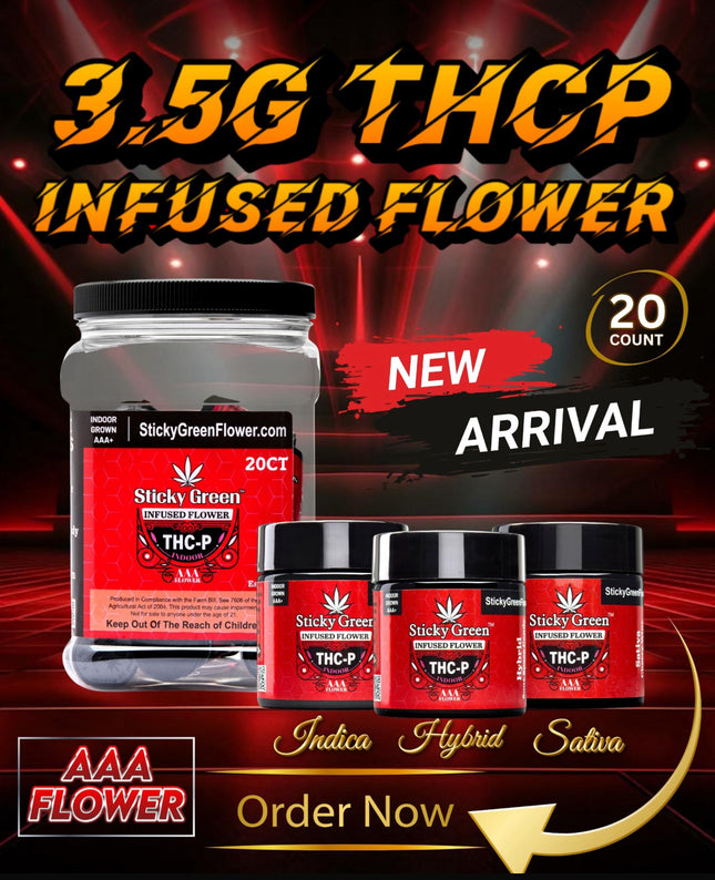 STICKY GREEN THC-P 3.5 GRAM FLOWER